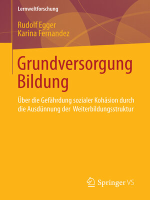cover image of Grundversorgung Bildung